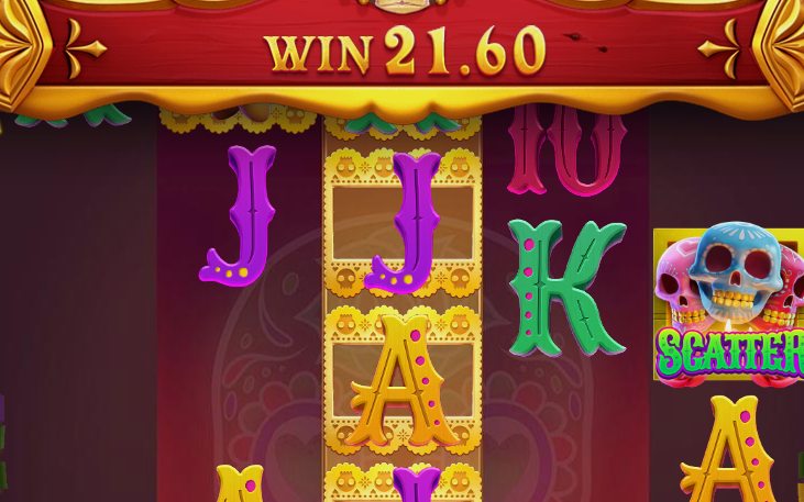 Later Free Spins board, same bet as the trigger
