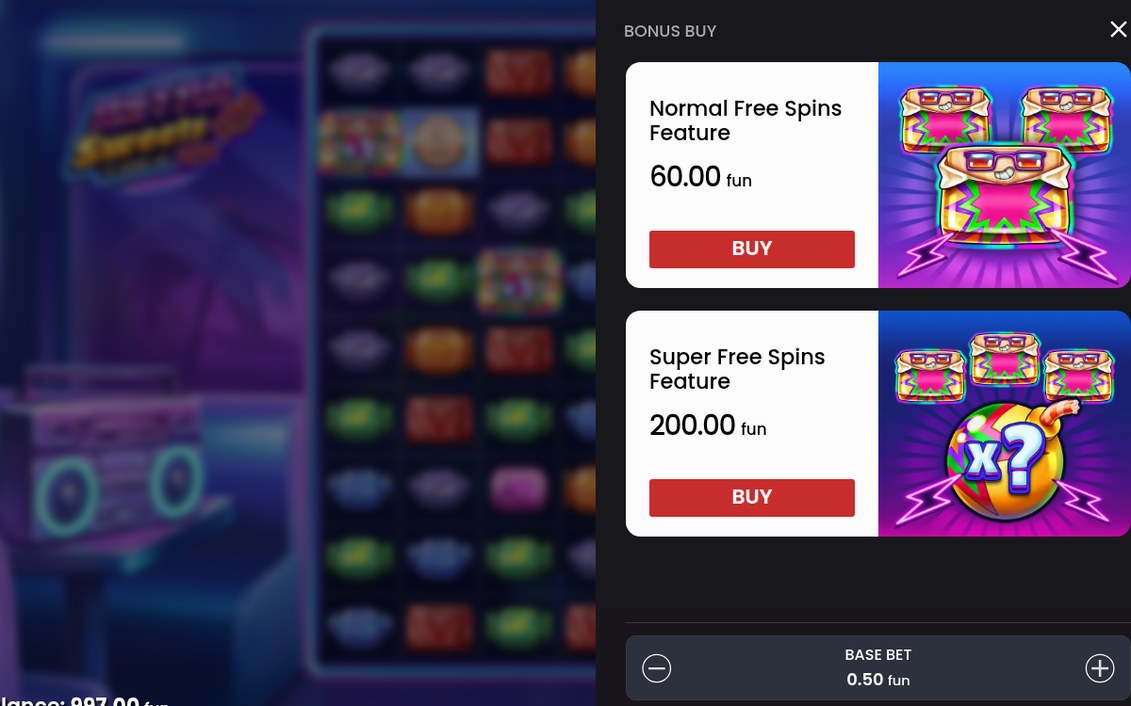 Bonus screen with Wild Candy Symbols in the grid