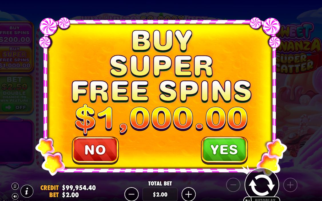 Scatters landing to open the bonus